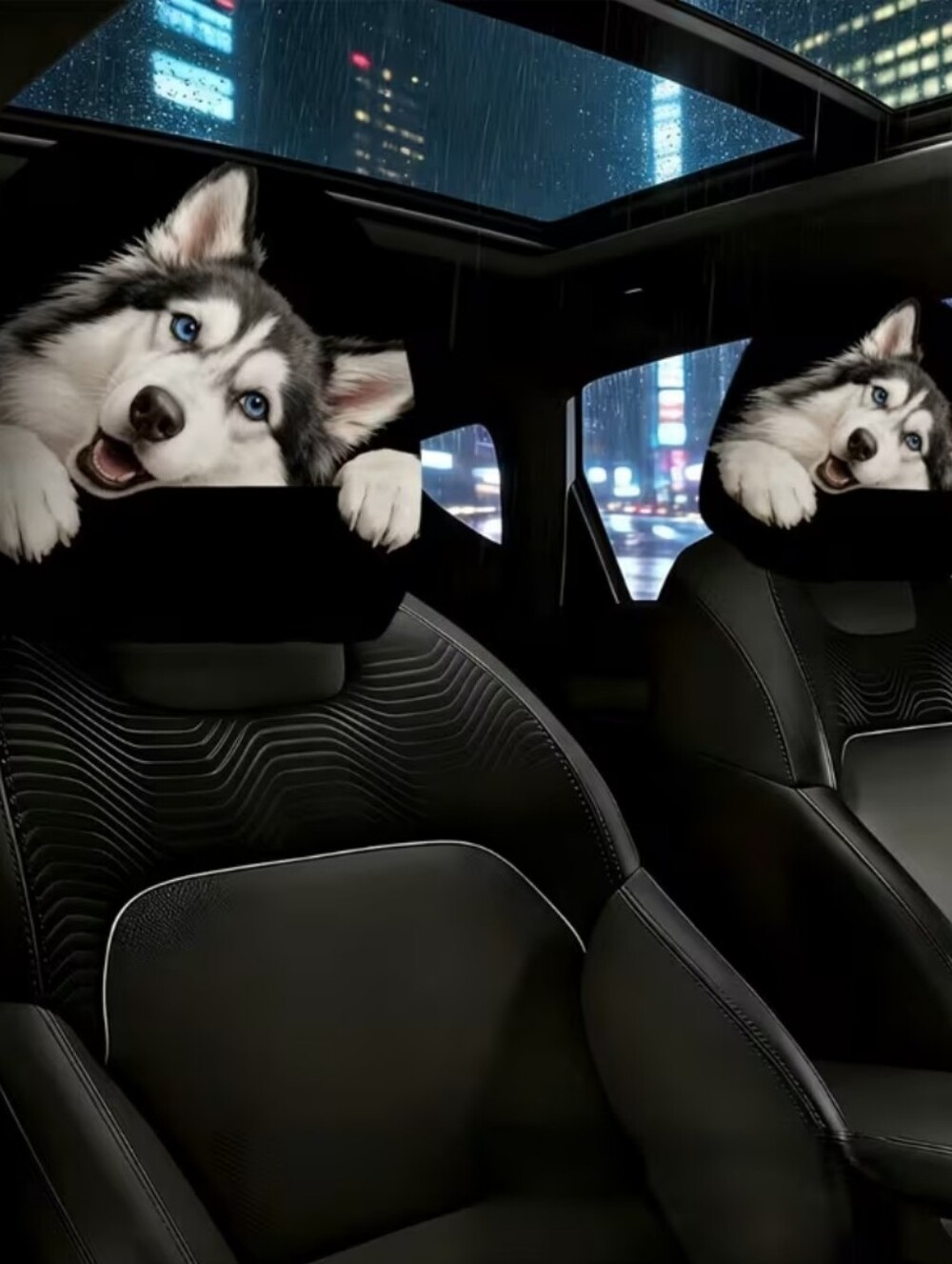 3D Print Husky Headrest Covers For Car/ Truck Set